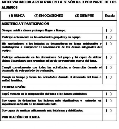 Autoevaluacion de la practica 1